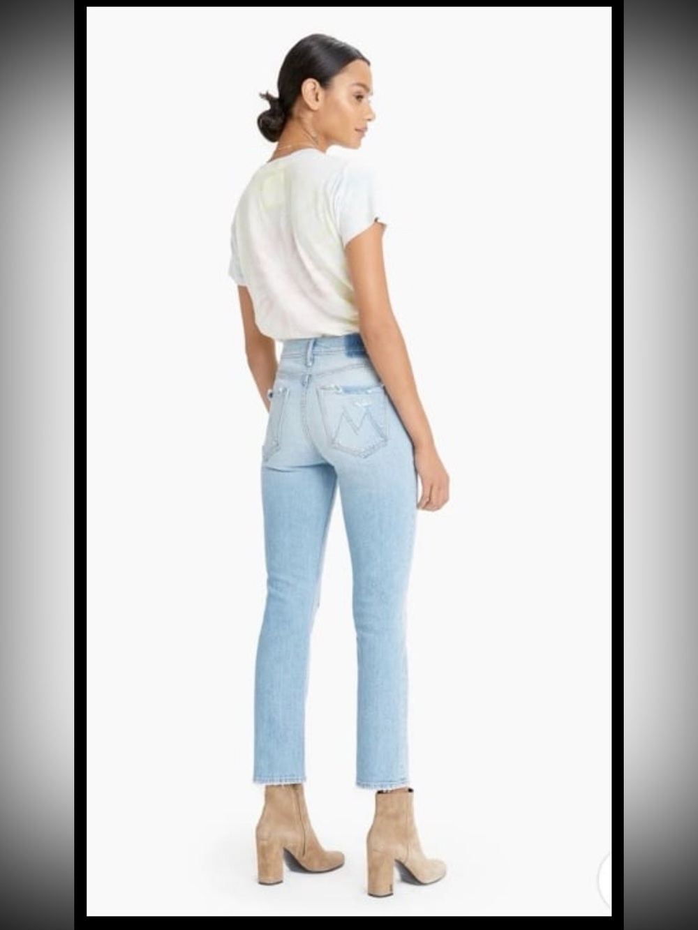 Mother Denim - The Dazzler Button Fly Ankle in Really
Intoxicated 26